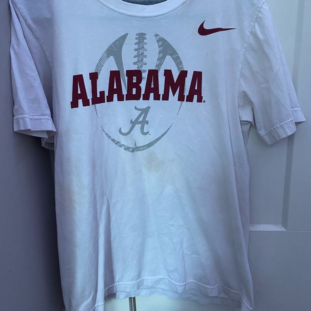 White Alabama Football tshirt